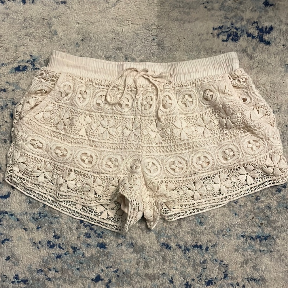 Crochet shorts